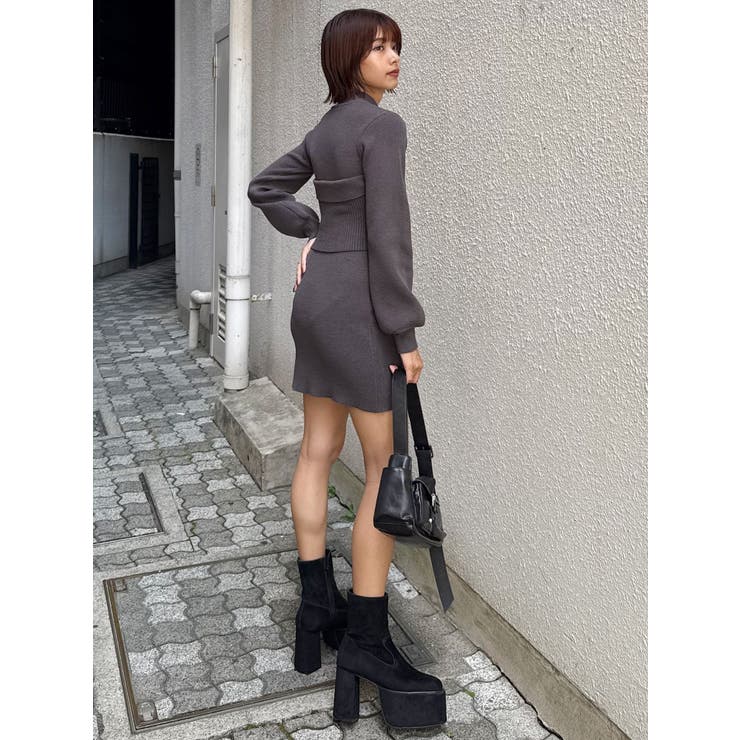 ビスチェドッキングミニワンピース | MURUA | 詳細画像17 