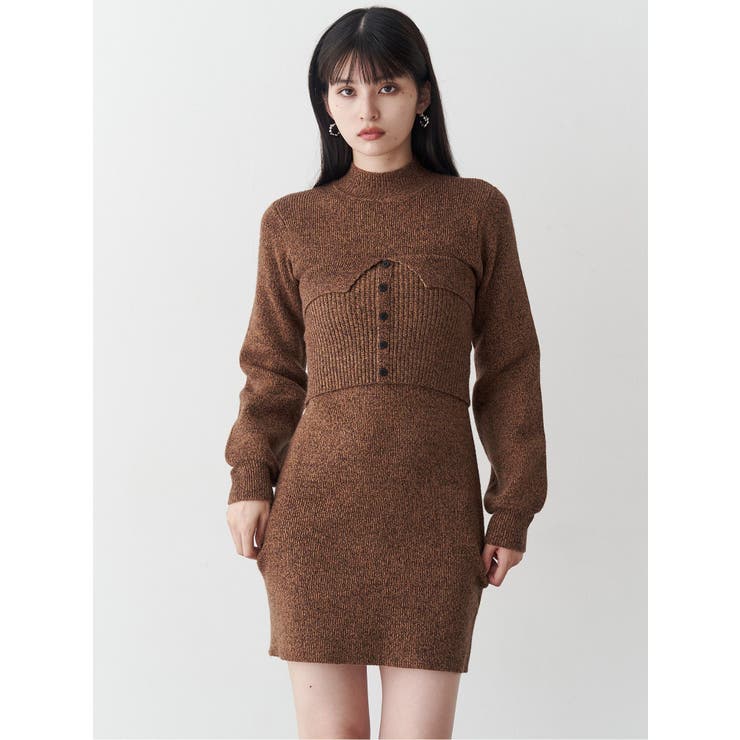 ビスチェドッキングミニワンピース | MURUA | 詳細画像2 