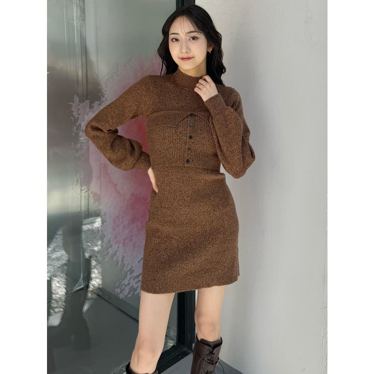 ビスチェドッキングミニワンピース | MURUA | 詳細画像22 