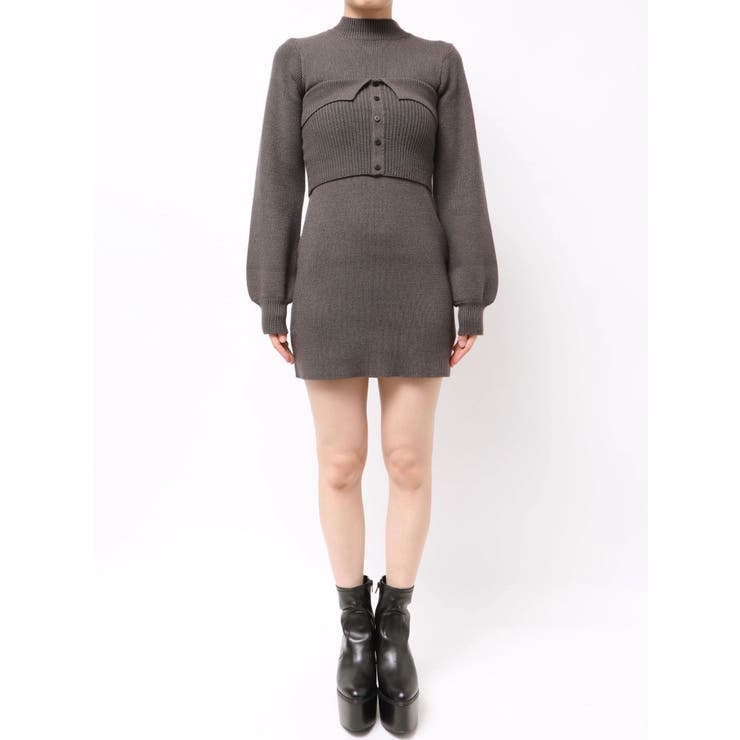 ビスチェドッキングミニワンピース | MURUA | 詳細画像35 