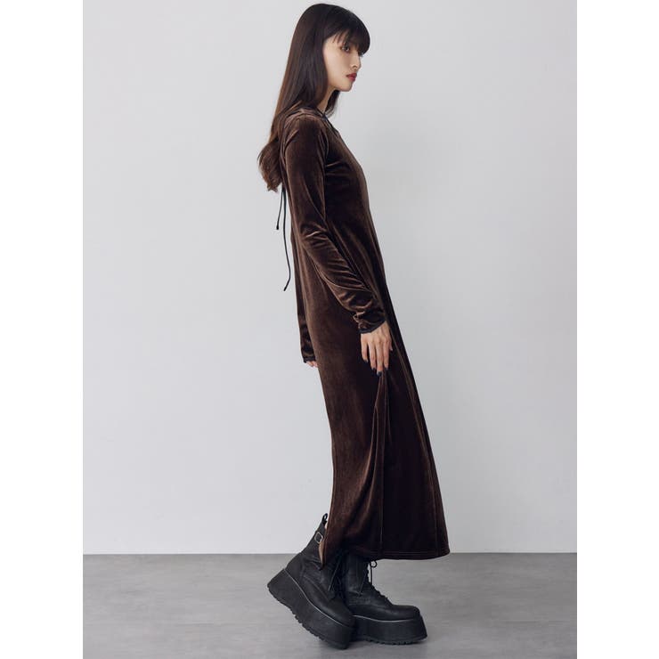 ストリングベロアワンピース | MURUA | 詳細画像11 