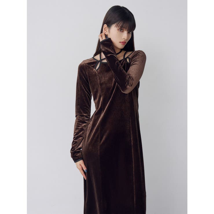 ストリングベロアワンピース | MURUA | 詳細画像13 