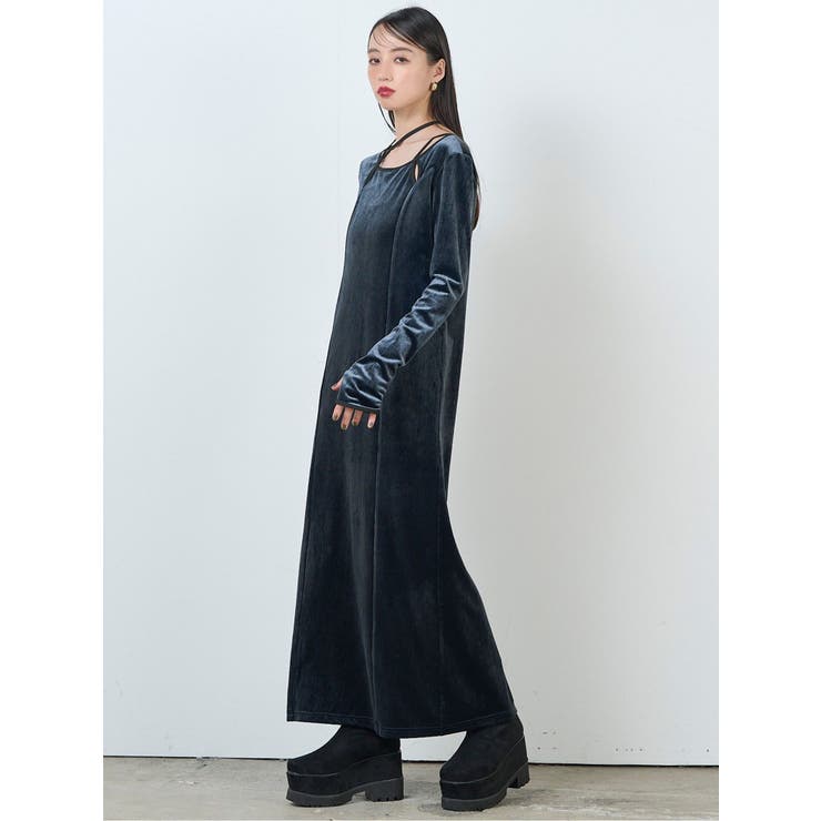 ストリングベロアワンピース | MURUA | 詳細画像16 