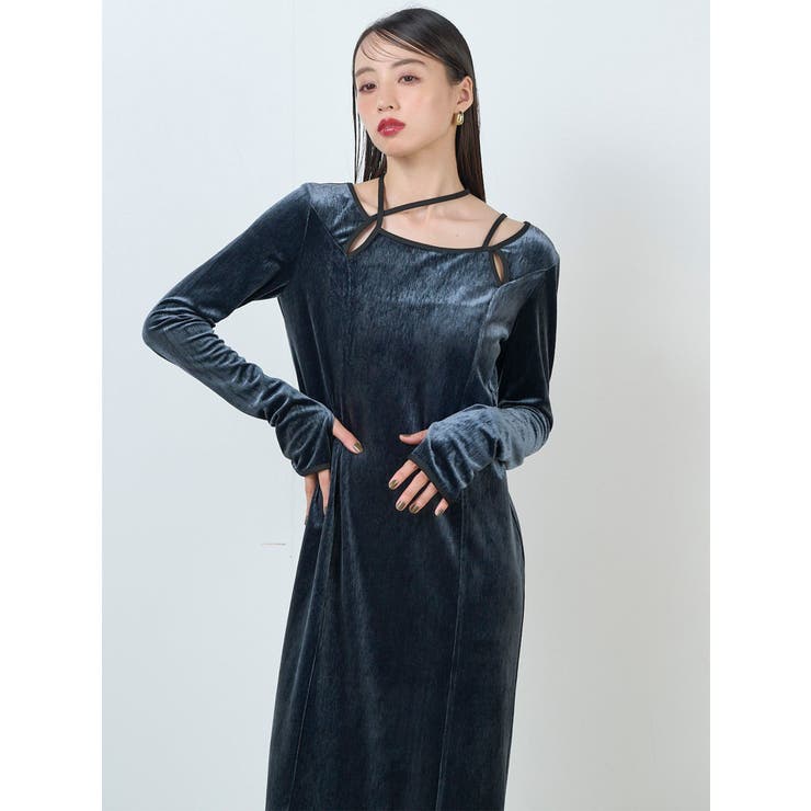 ストリングベロアワンピース | MURUA | 詳細画像17 