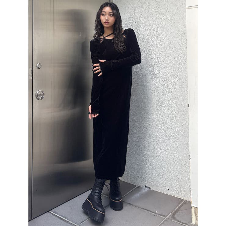 ストリングベロアワンピース | MURUA | 詳細画像20 