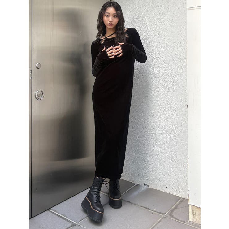 ストリングベロアワンピース | MURUA | 詳細画像21 