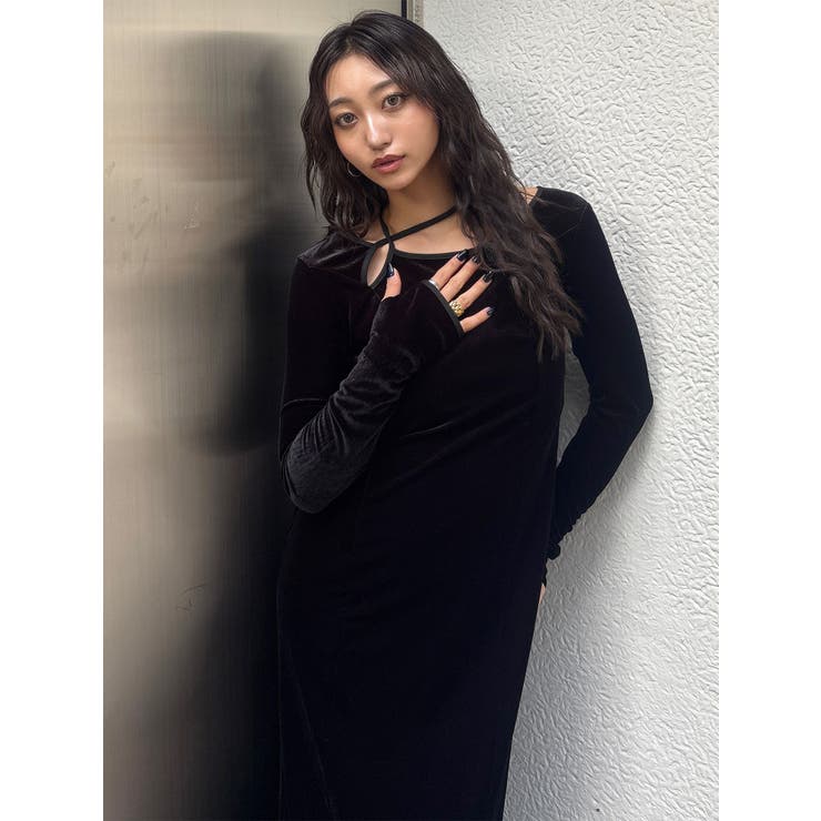 ストリングベロアワンピース | MURUA | 詳細画像24 