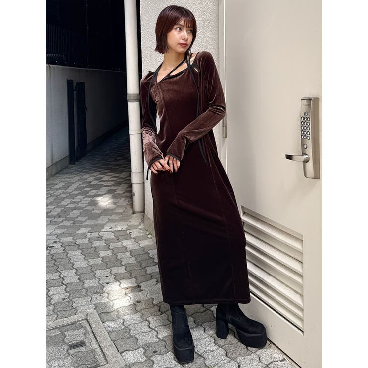 ストリングベロアワンピース | MURUA | 詳細画像26 