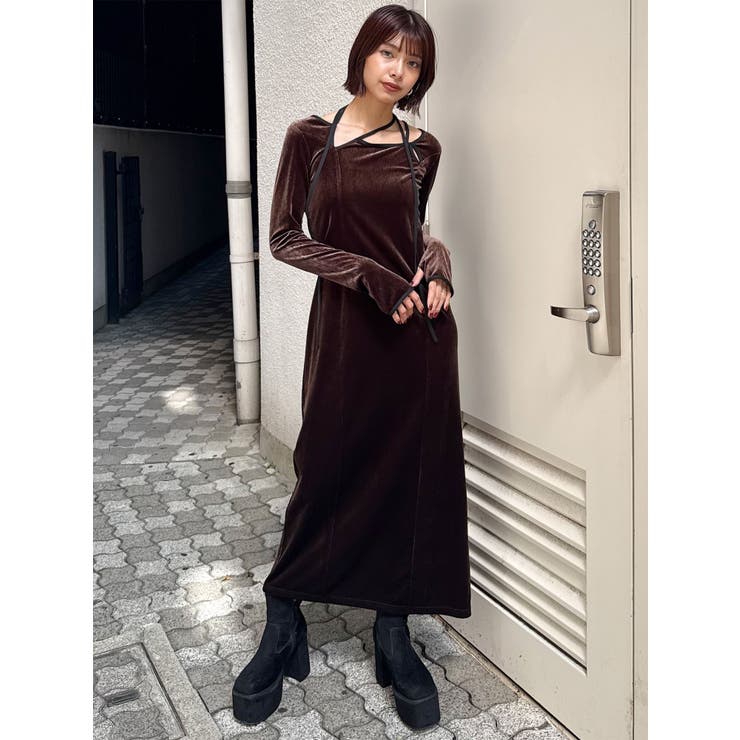 ストリングベロアワンピース | MURUA | 詳細画像27 