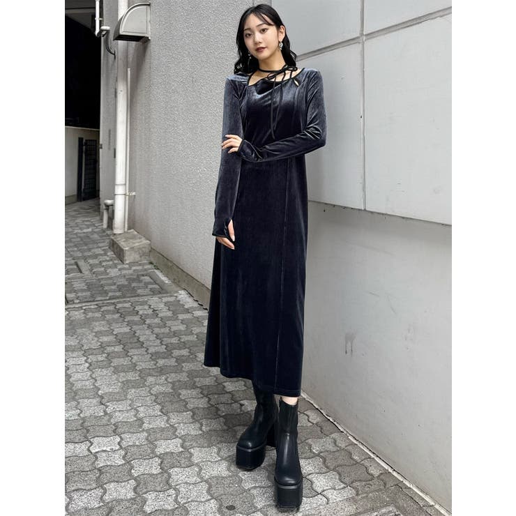 ストリングベロアワンピース | MURUA | 詳細画像31 