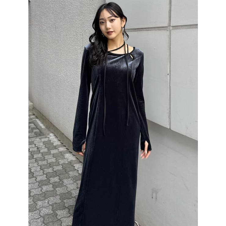 ストリングベロアワンピース | MURUA | 詳細画像33 