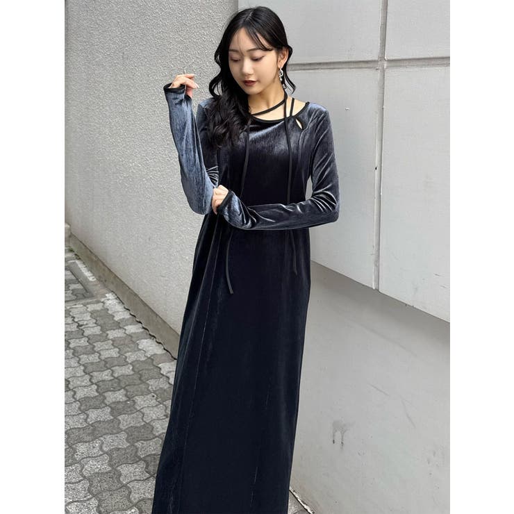 ストリングベロアワンピース | MURUA | 詳細画像34 