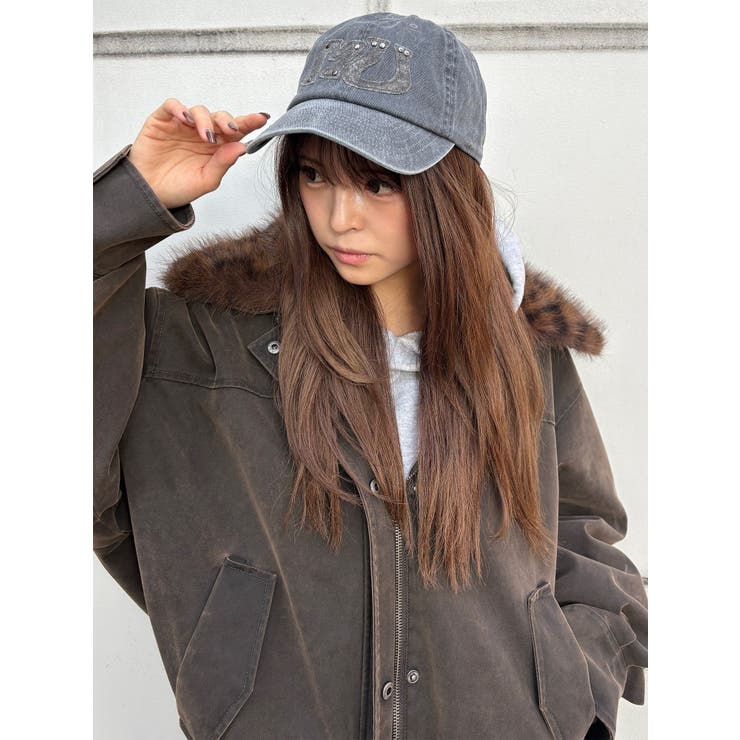 パッチロゴスタッズキャップ | MURUA | 詳細画像5 