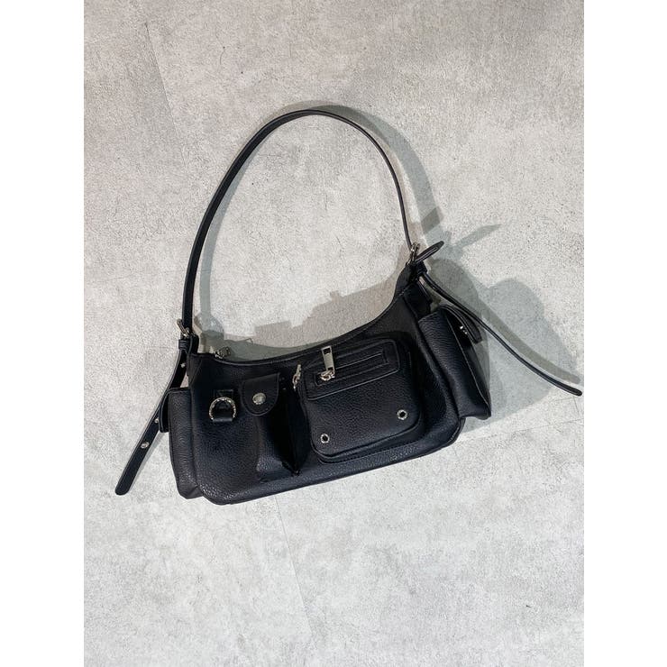 ブラック | マルチポケットショルダーバッグ | MURUA