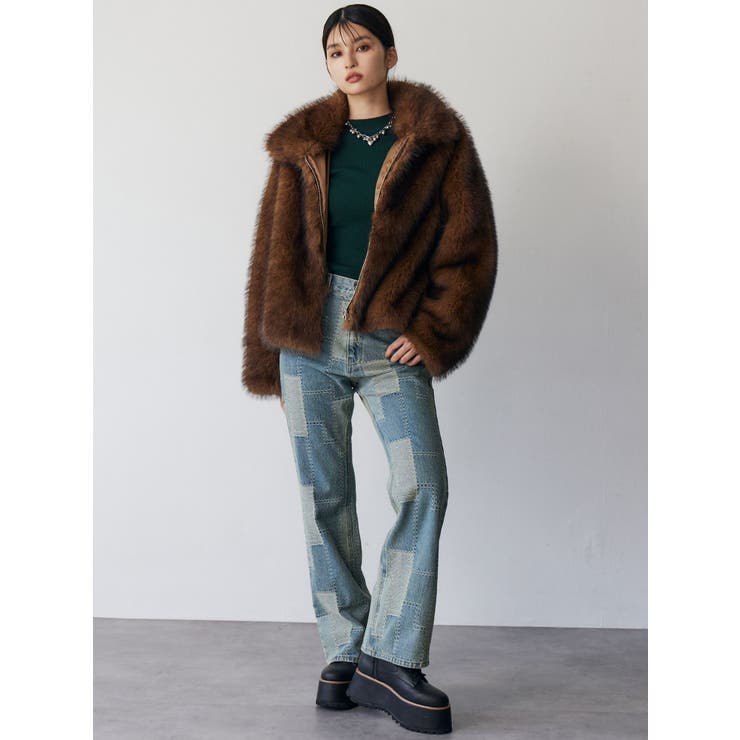 パッチワークフレアデニム | MURUA | 詳細画像18 