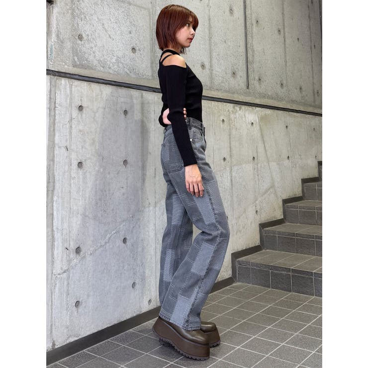 パッチワークフレアデニム | MURUA | 詳細画像24 