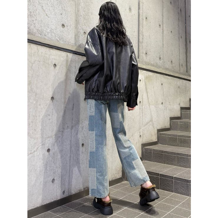 パッチワークフレアデニム | MURUA | 詳細画像36 