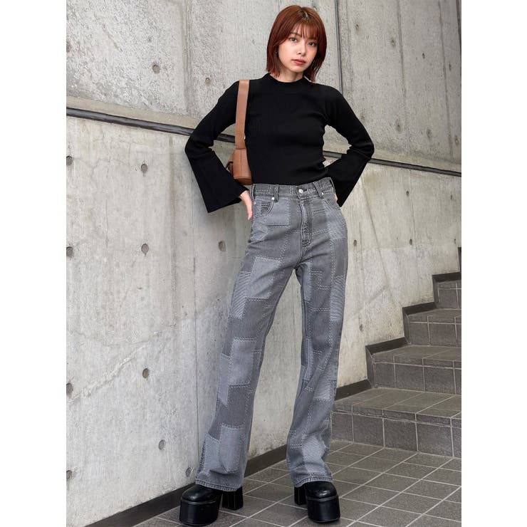 パッチワークフレアデニム | MURUA | 詳細画像38 