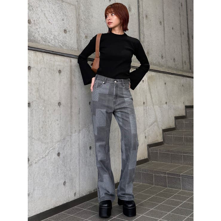 パッチワークフレアデニム | MURUA | 詳細画像39 