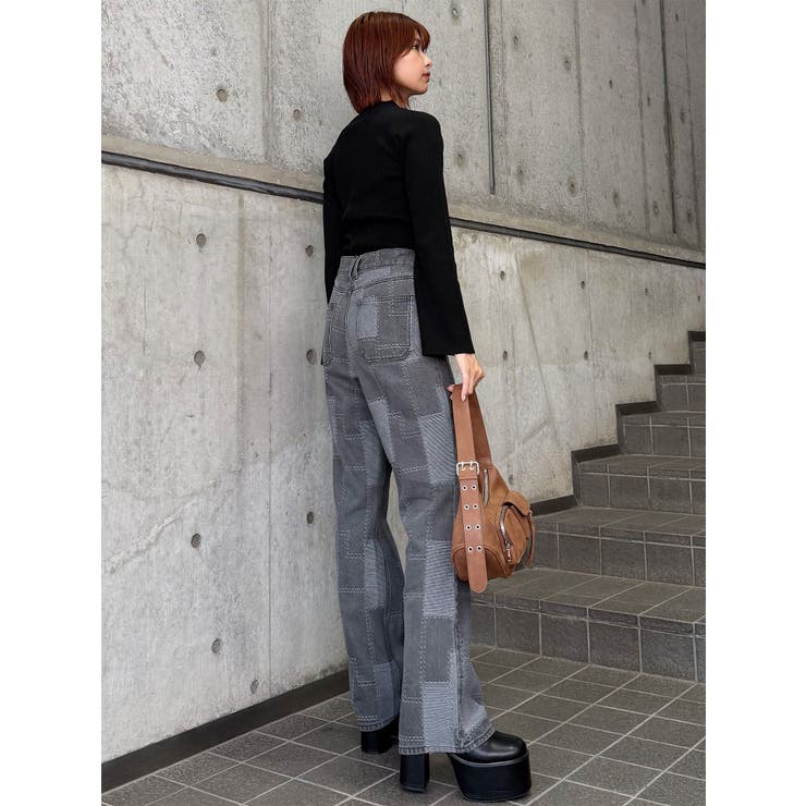 パッチワークフレアデニム | MURUA | 詳細画像40 