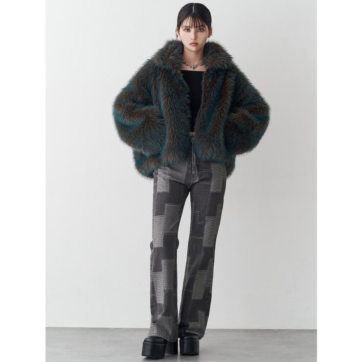 パッチワークフレアデニム | MURUA | 詳細画像44 