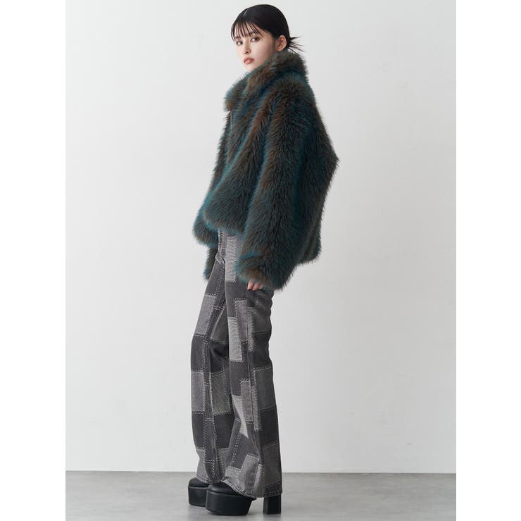 パッチワークフレアデニム | MURUA | 詳細画像45 