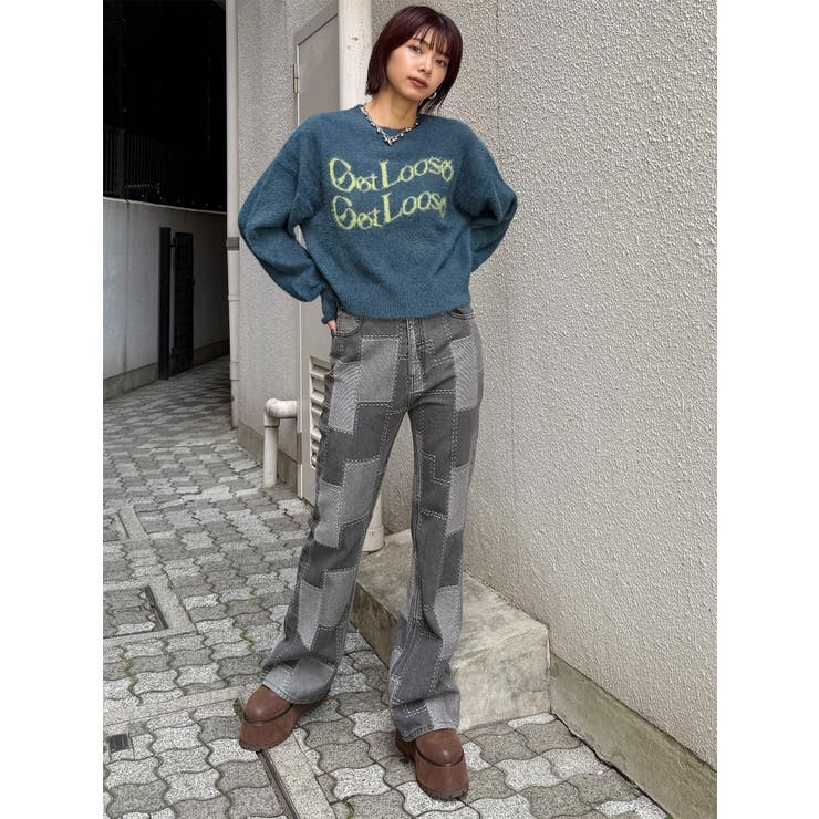 パッチワークフレアデニム | MURUA | 詳細画像46 