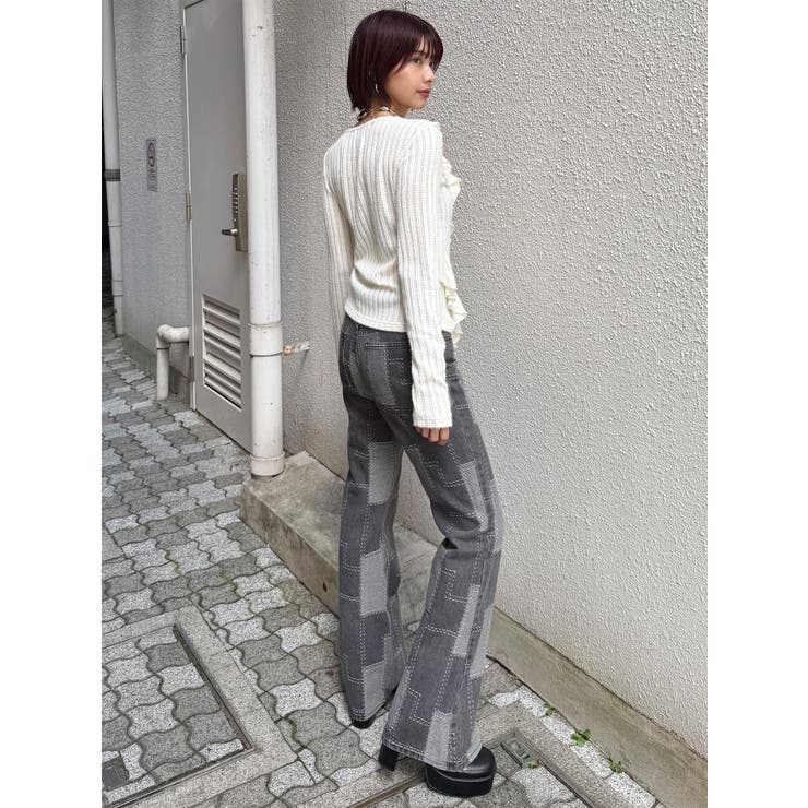 パッチワークフレアデニム | MURUA | 詳細画像49 