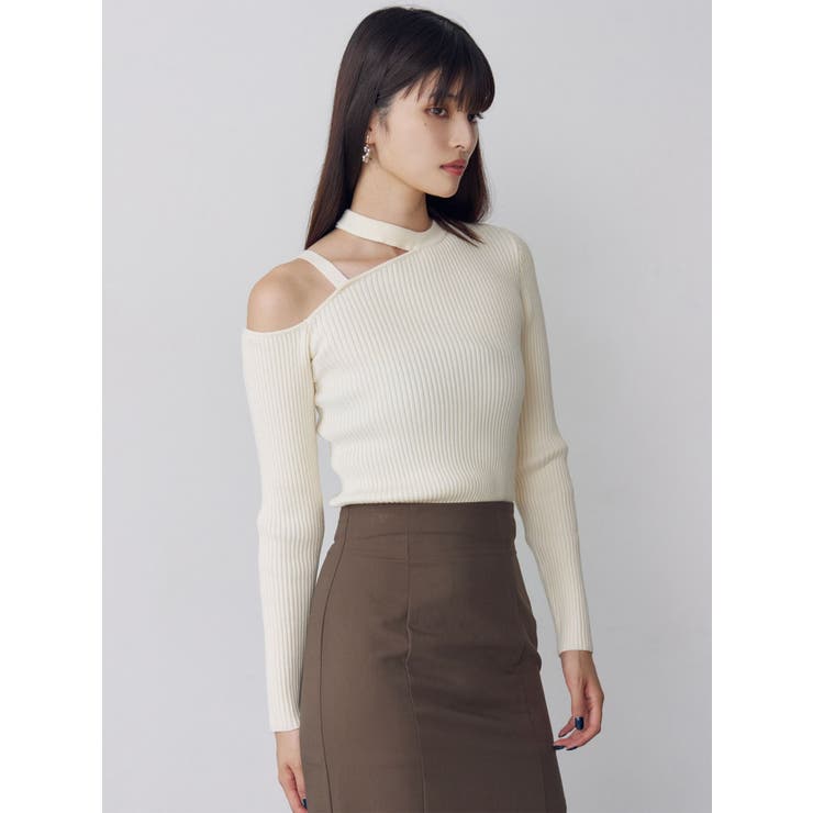 ワンショルテープリブニット | MURUA | 詳細画像10 