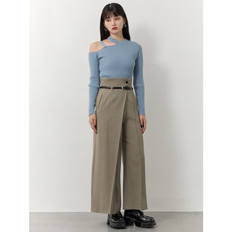 ワンショルテープリブニット | MURUA | 詳細画像16 