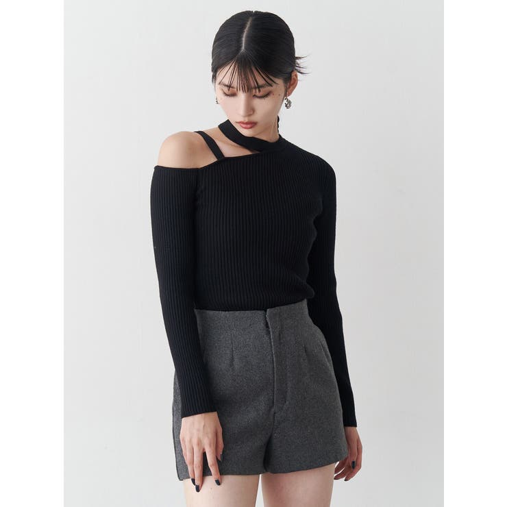 ワンショルテープリブニット | MURUA | 詳細画像18 