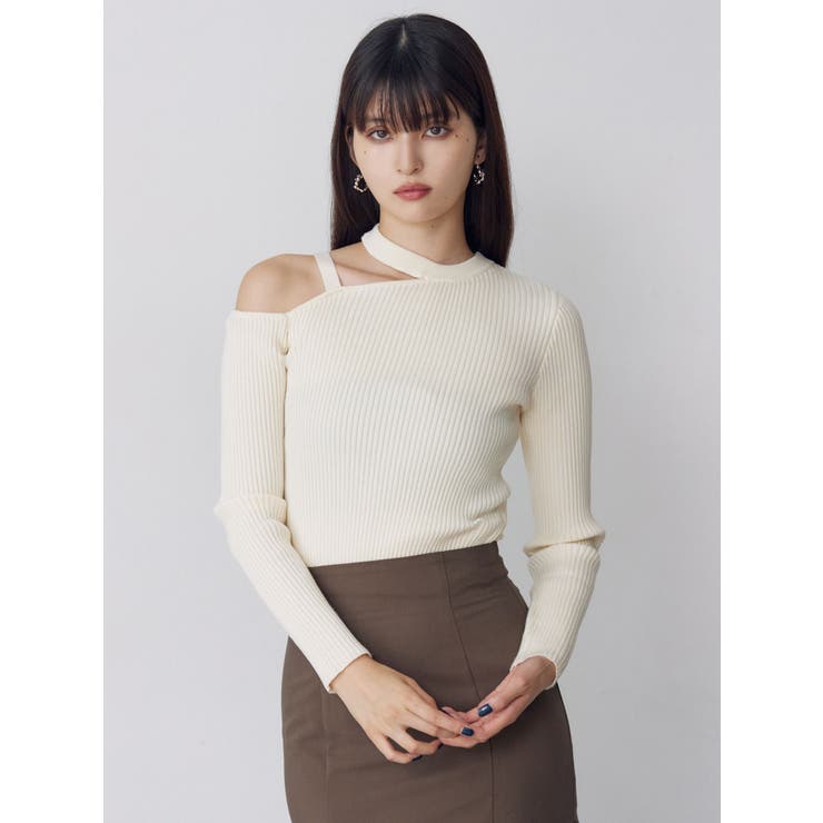 ワンショルテープリブニット | MURUA | 詳細画像2 