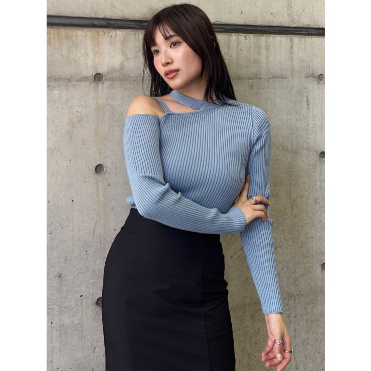 ワンショルテープリブニット | MURUA | 詳細画像20 