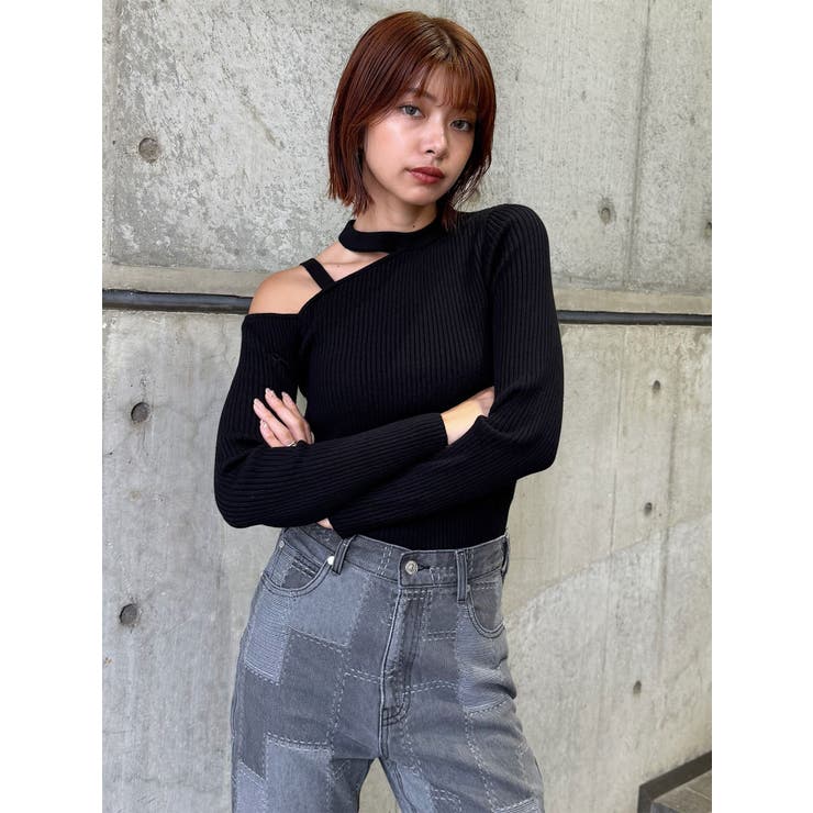 ワンショルテープリブニット | MURUA | 詳細画像25 