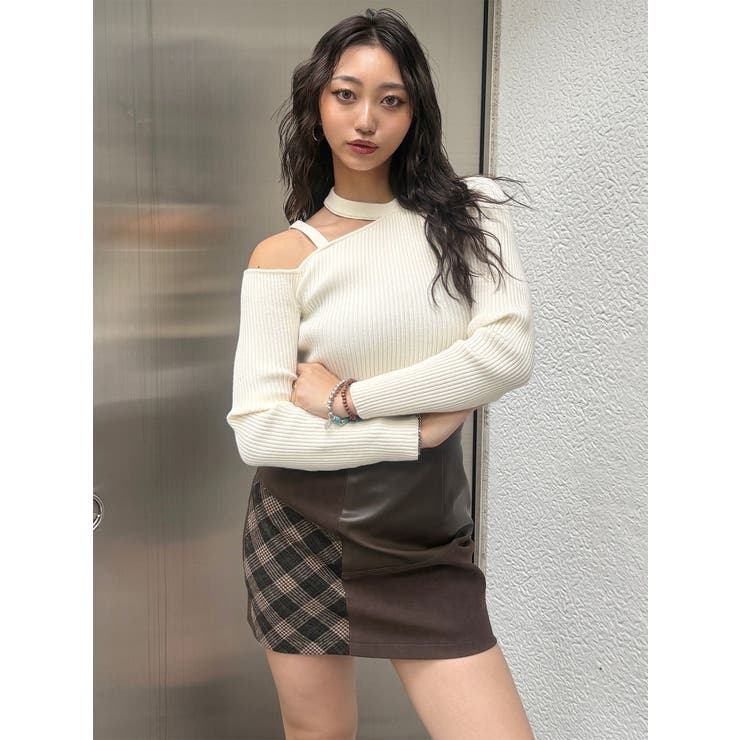 ワンショルテープリブニット | MURUA | 詳細画像28 