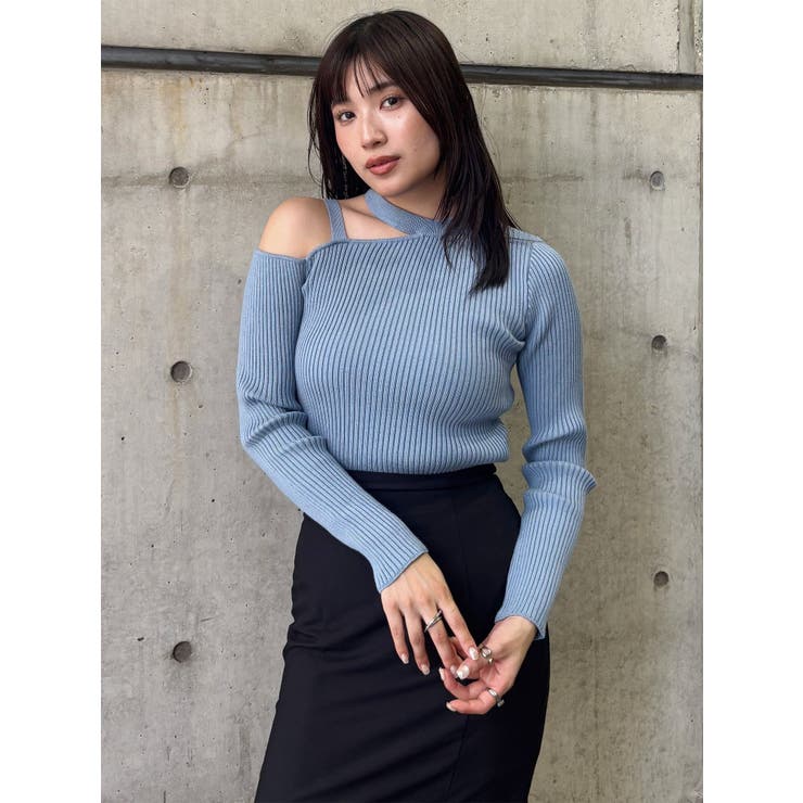 ワンショルテープリブニット | MURUA | 詳細画像3 