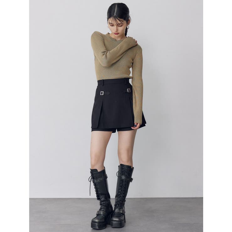 メランジバイカラーリブニット | MURUA | 詳細画像10 