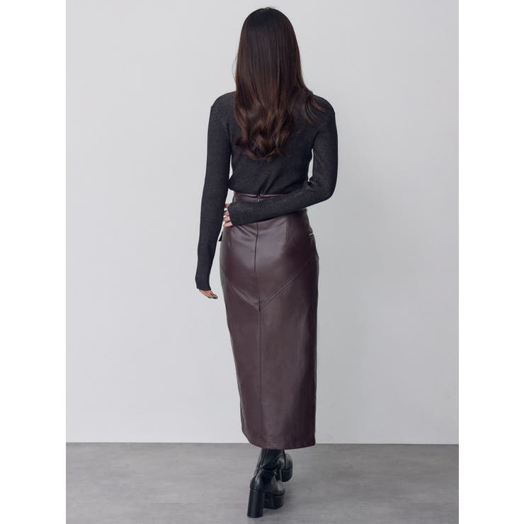 メランジバイカラーリブニット | MURUA | 詳細画像14 