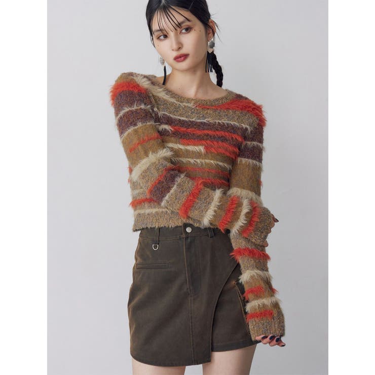 ミックスエレメントニット | MURUA | 詳細画像1 