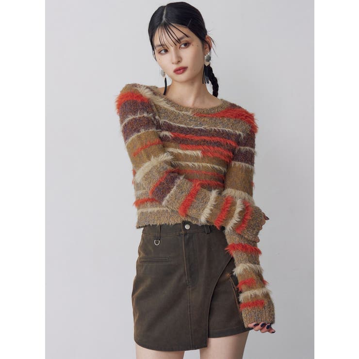 ミックスエレメントニット | MURUA | 詳細画像13 