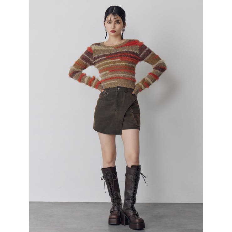 ミックスエレメントニット | MURUA | 詳細画像15 