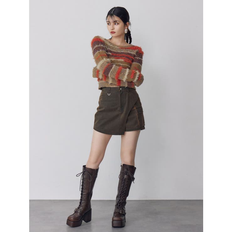 ミックスエレメントニット | MURUA | 詳細画像16 