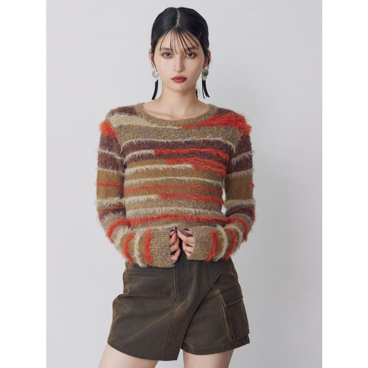 ミックスエレメントニット | MURUA | 詳細画像2 