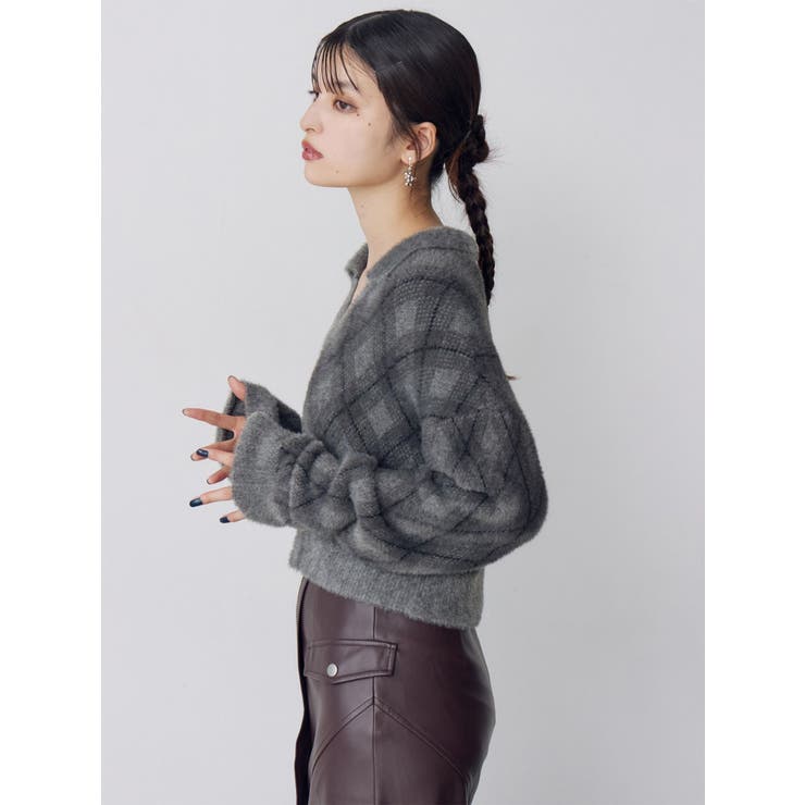 アーガイルシャギーポロニット | MURUA | 詳細画像11 