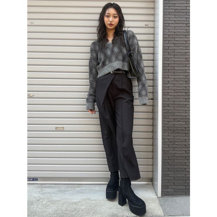 アーガイルシャギーポロニット | MURUA | 詳細画像23 