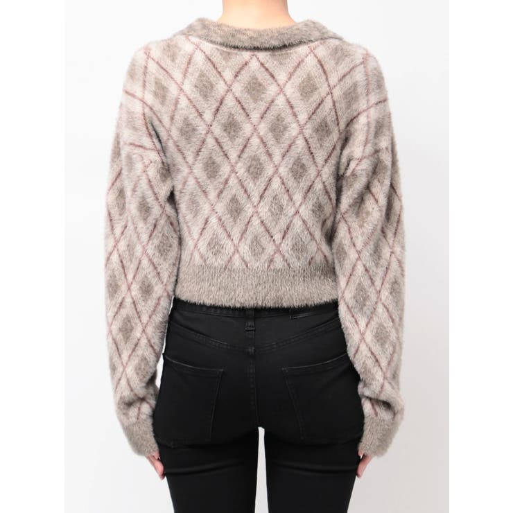 アーガイルシャギーポロニット | MURUA | 詳細画像30 