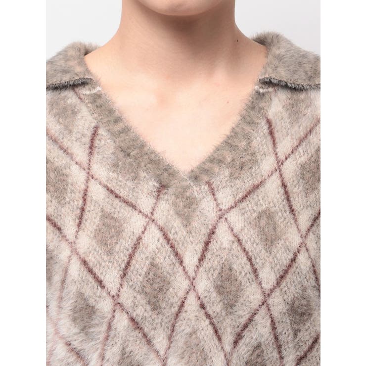 アーガイルシャギーポロニット | MURUA | 詳細画像31 