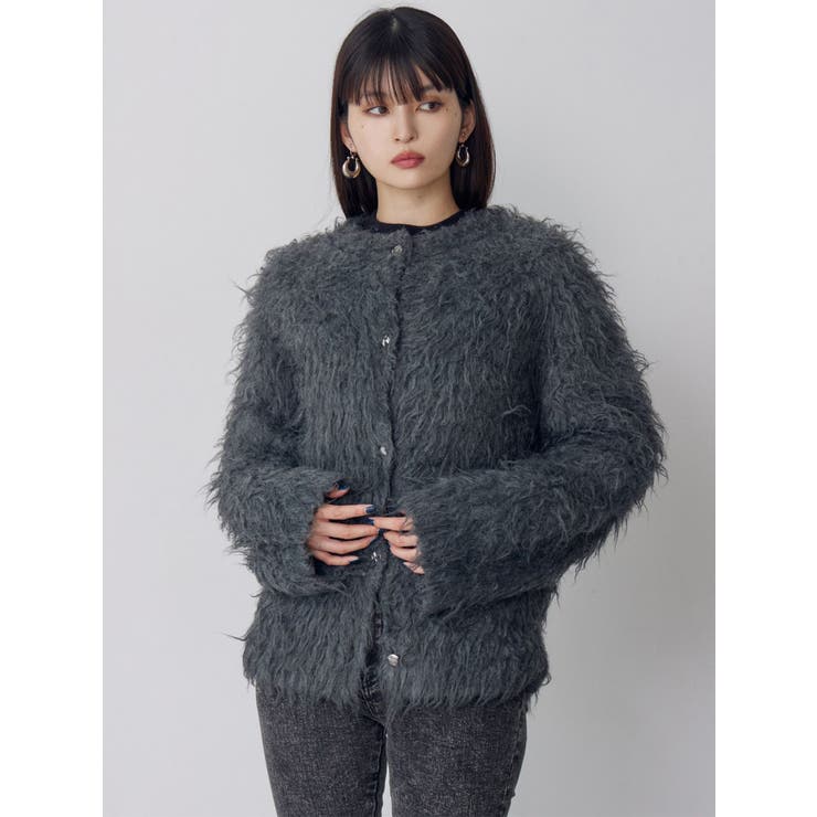 ウェーブシャギーボリュームニット | MURUA | 詳細画像12 