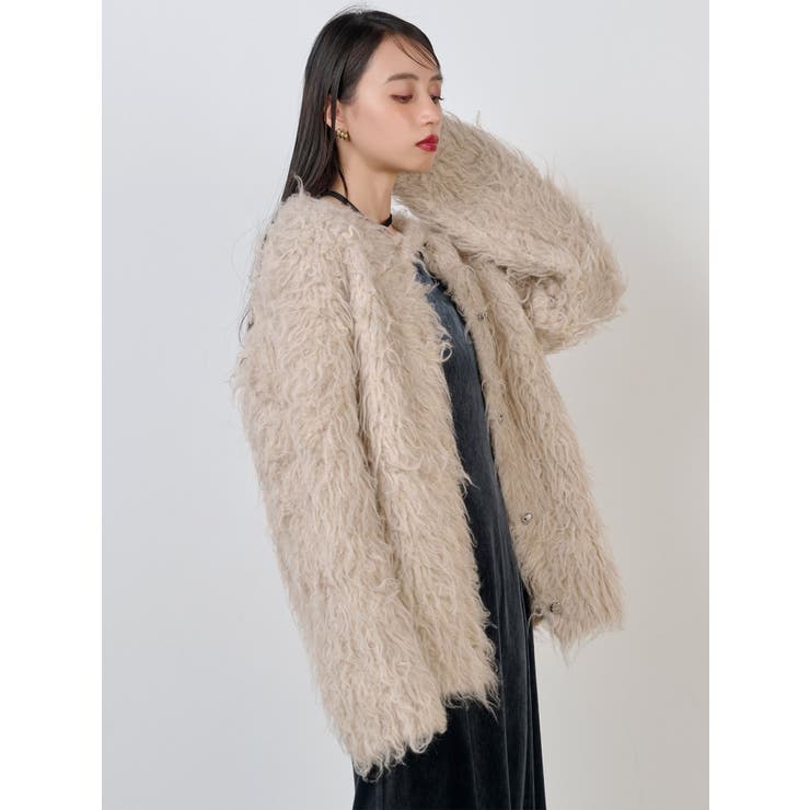 ウェーブシャギーボリュームニット | MURUA | 詳細画像14 