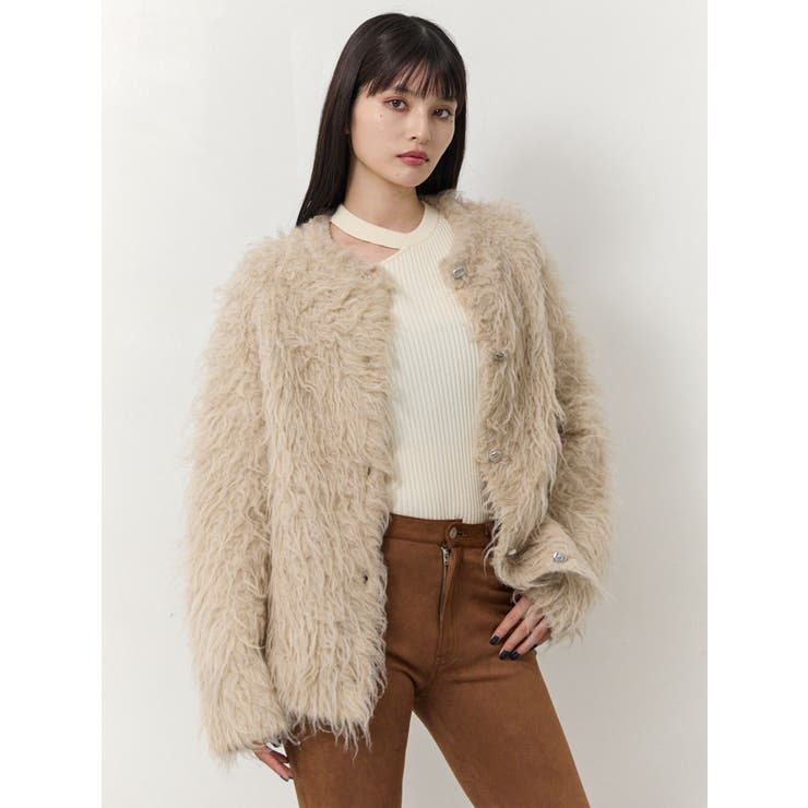 ウェーブシャギーボリュームニット | MURUA | 詳細画像23 